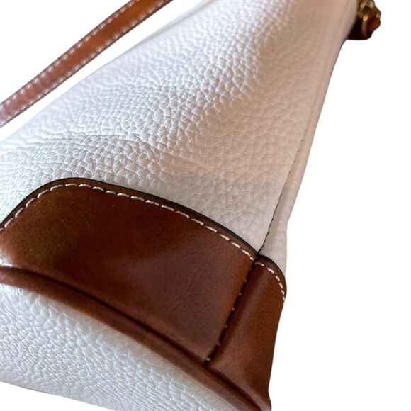 Dooney & Bourke Pebbled Leather Crossbody White - Picture 12 of 14